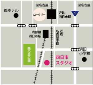 四日市スタジオ地図